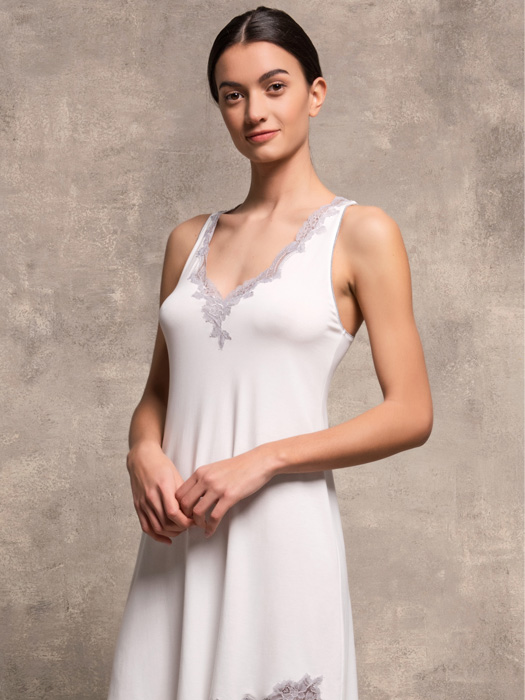 Paladini Cardigan mit Fransen nero/panna