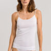 Hanro Cotton Seamless Spaghetti Top white