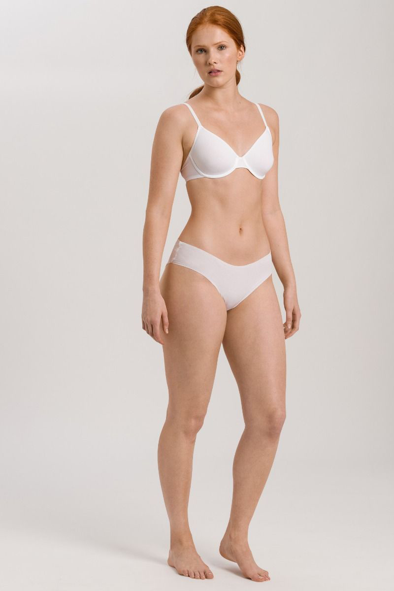 Hanro Invisible Cotton Midi Slip weiss – Bild 3