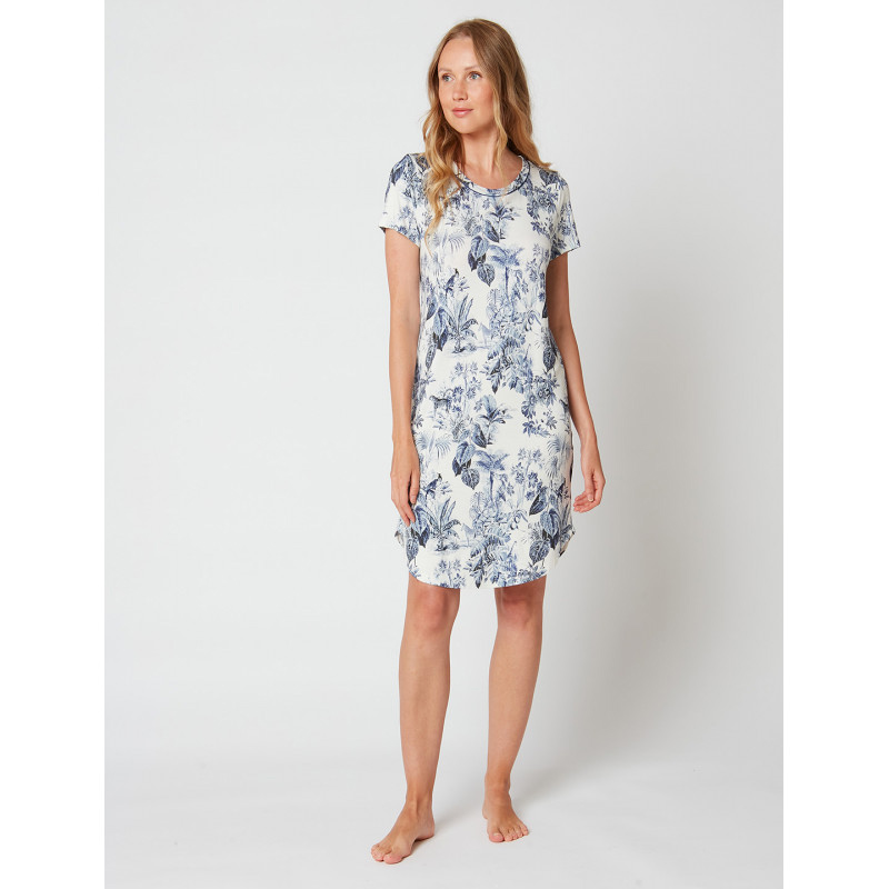 Le Chat Nachthemd Ceylon 301 blau