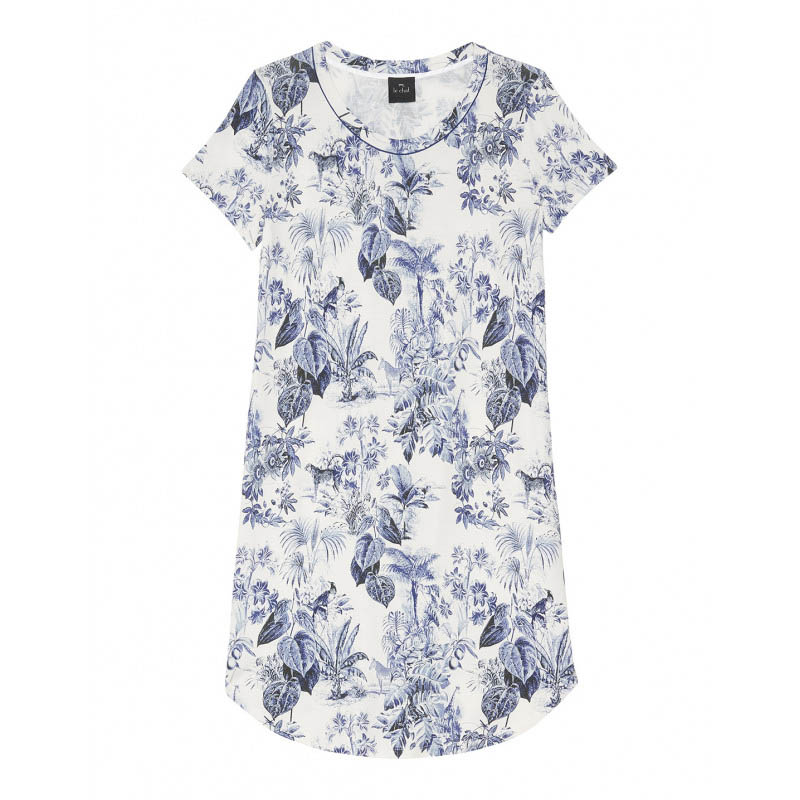 Le Chat Nachthemd Ceylon 301 blau – Bild 4