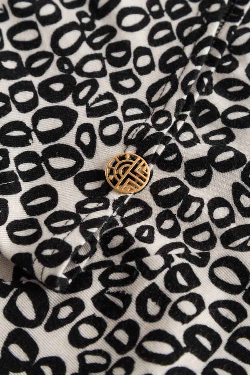 Féraud Kleid Voyage schwarz/weiss – Bild 4