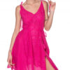 Pin Up Minikleid Eyelet pink