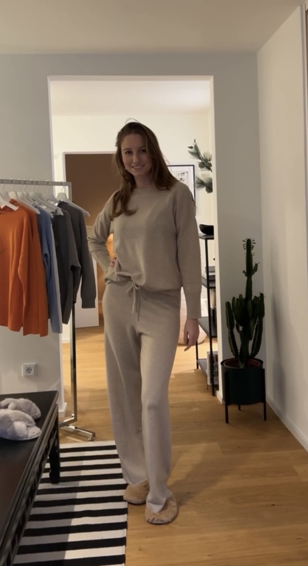 Weiss Pullover tortora – Bild 2