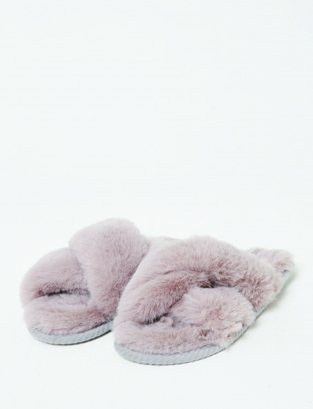 Le Chat Slippers gris
