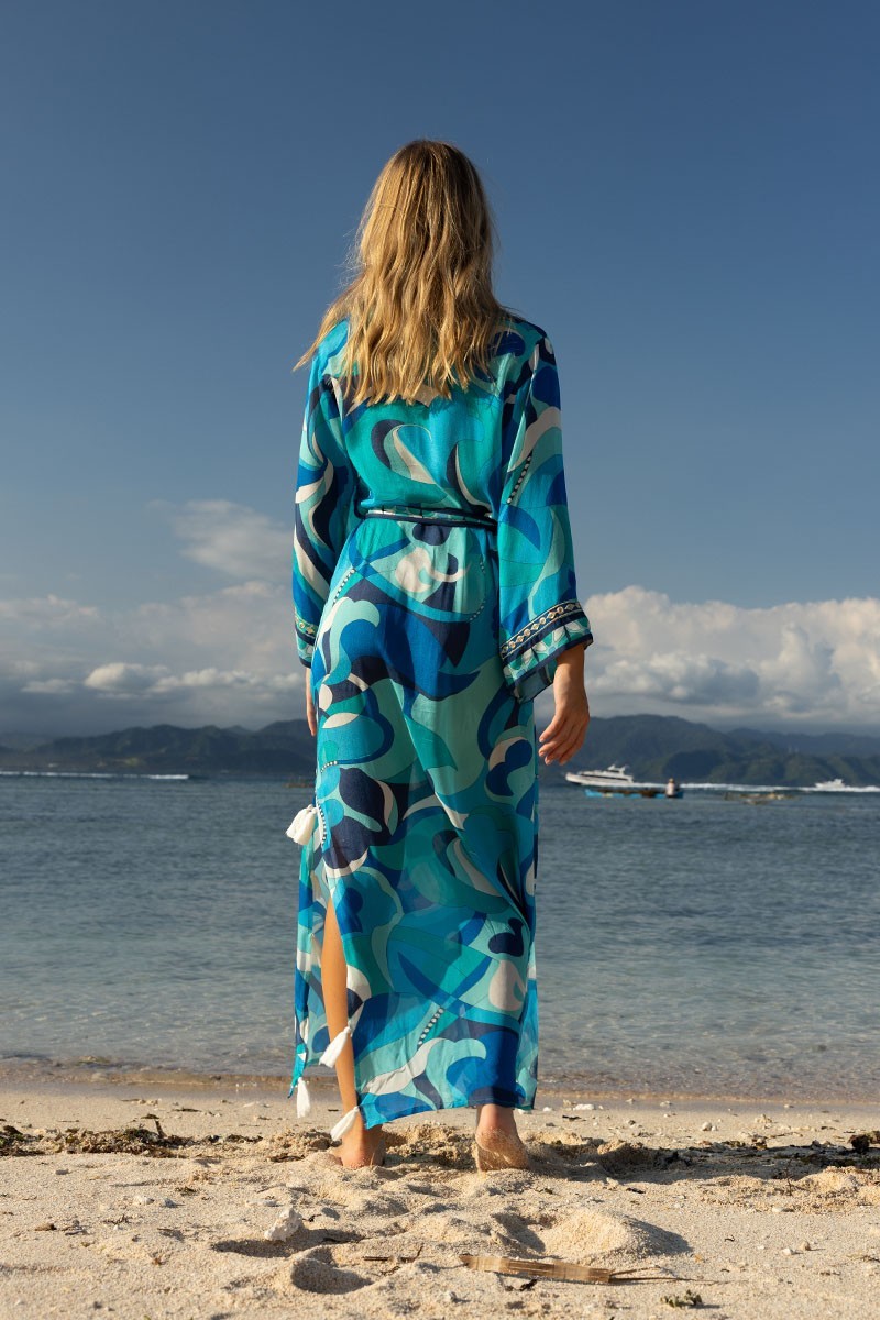 Miss June Kleid Taria blau – Bild 5