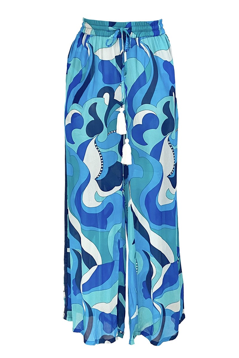 Miss June Hose Alfie blau