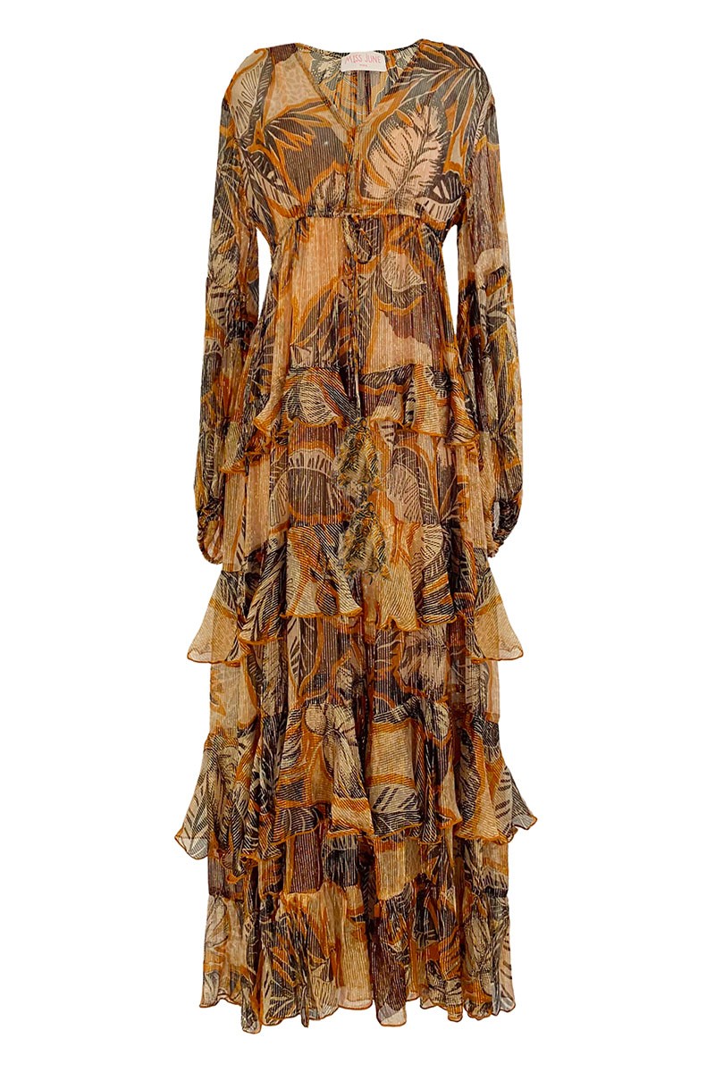 Miss June Kleid Anais braun beige