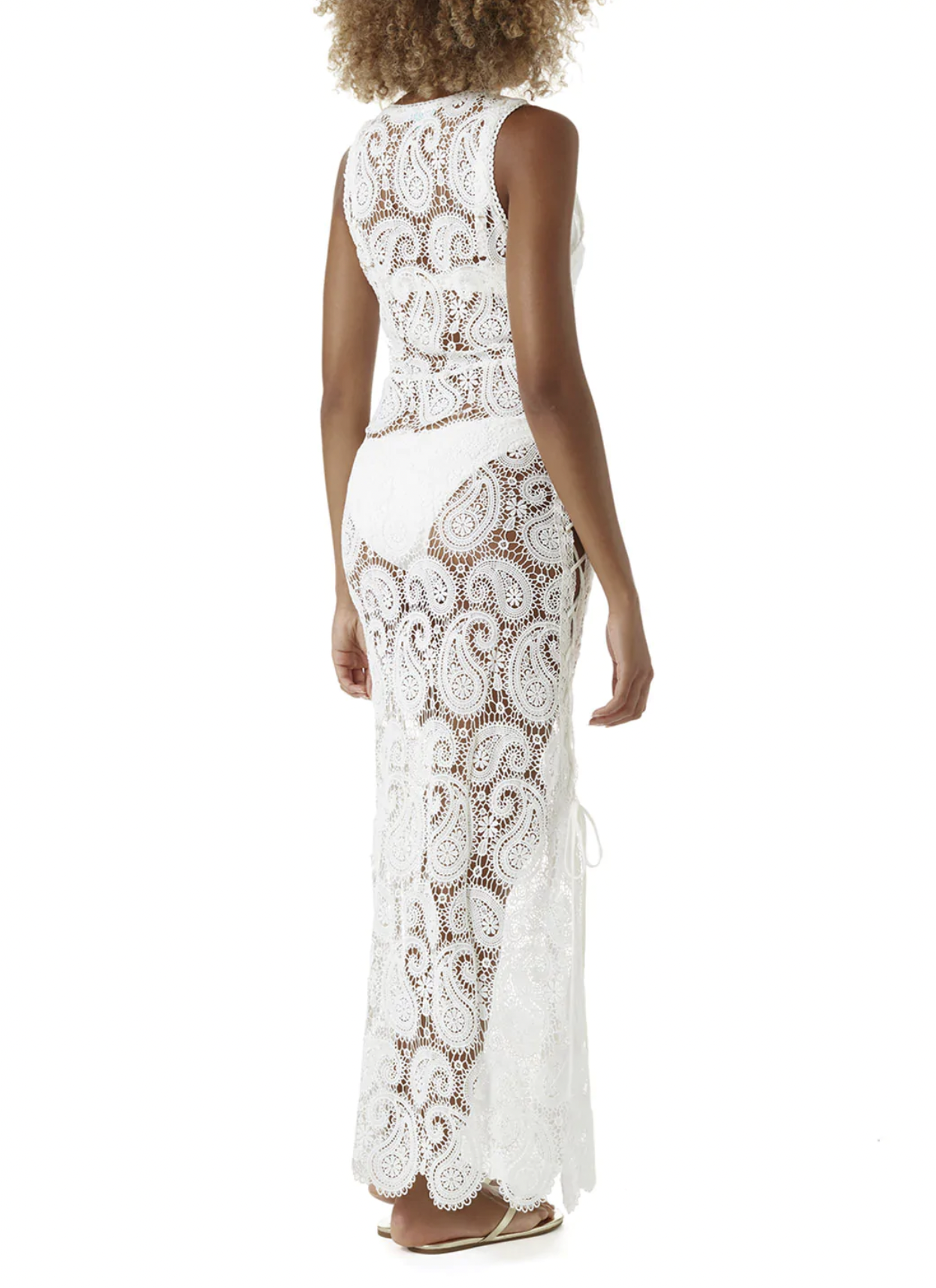 Alternative view of Melissa Odabash Kleid Jamie weiß