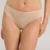 Hanro Cotton Seamless Midi Slip beige