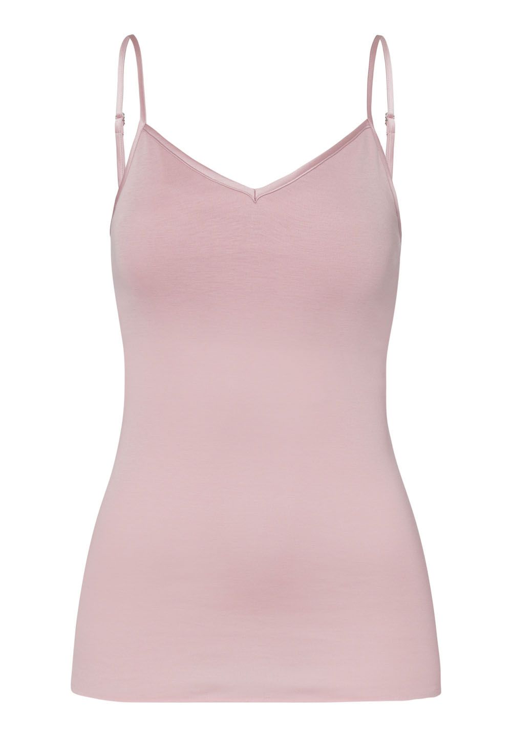 Hanro Spaghetti Top Padded Cotton Seamless pale pink – Bild 5