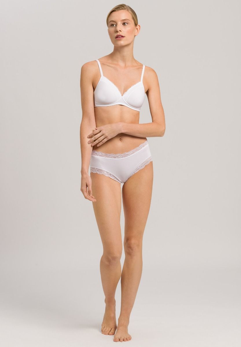 Hanro Bh ohne Bügel Cotton Lace white – Bild 3