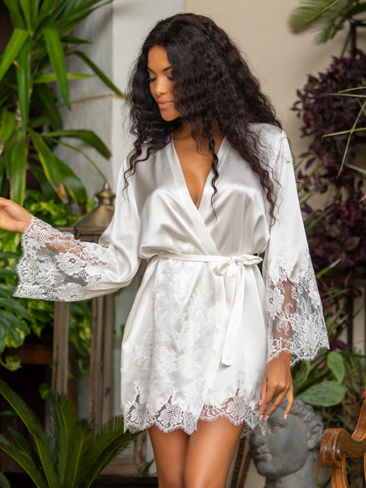 Marjolaine Negligee lang Benedicte naturel