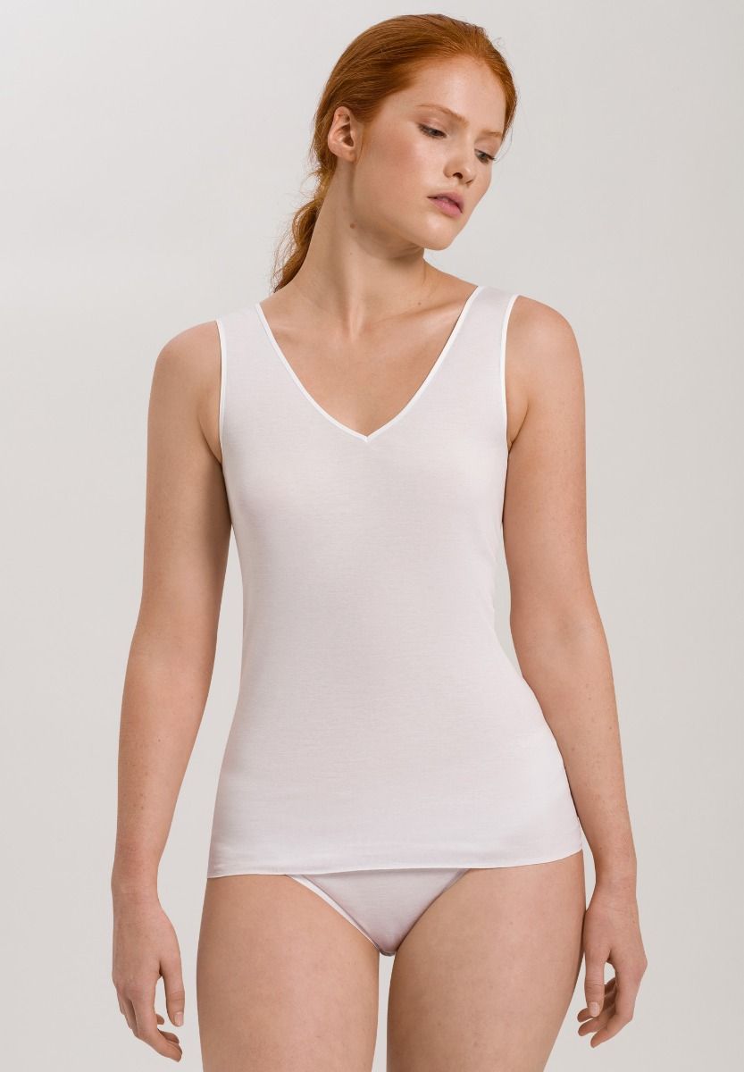 Hanro Cotton Seamless Top weiß
