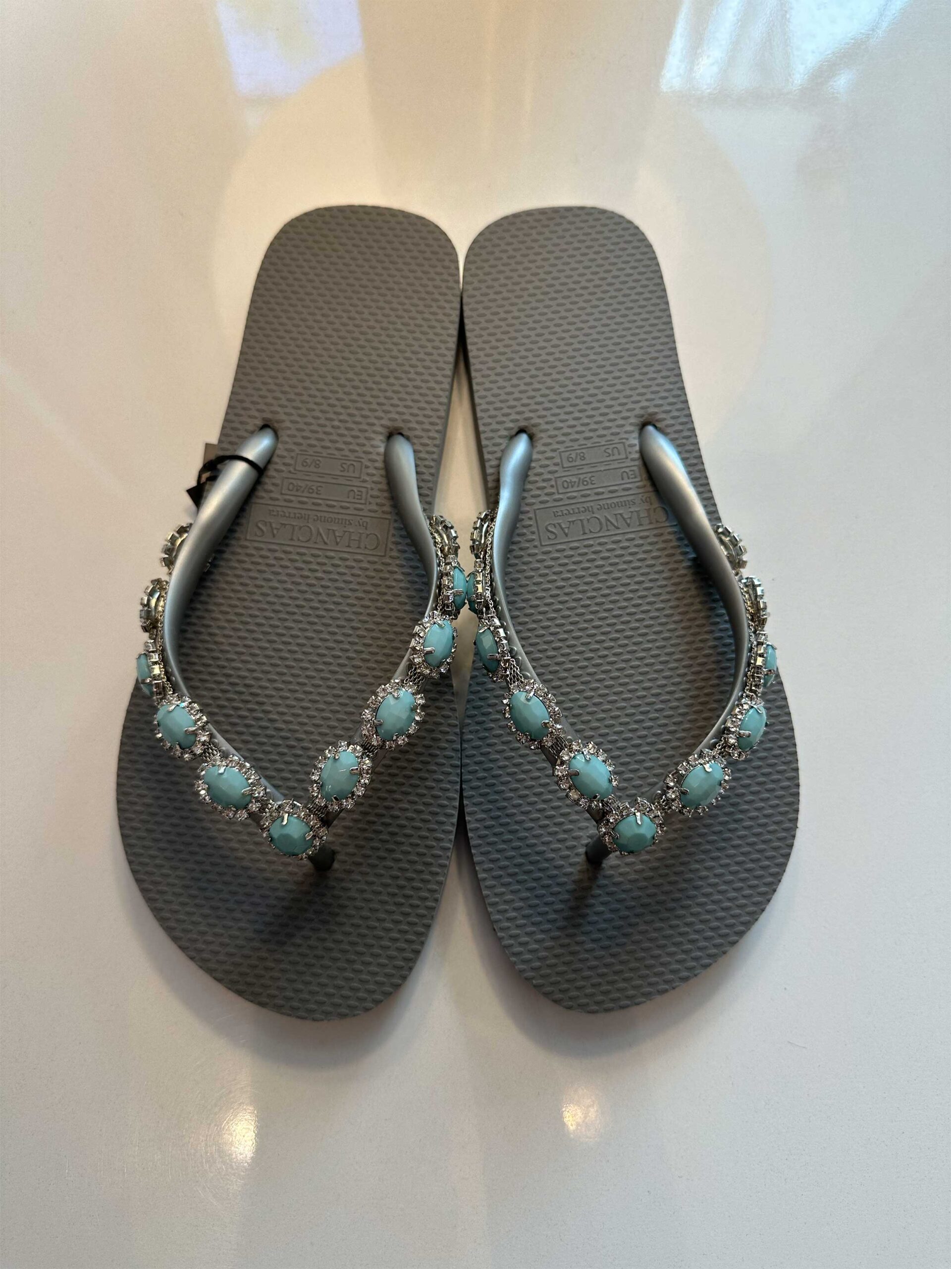 Chanclas by Simone Herrera Flip Flops Marta grey