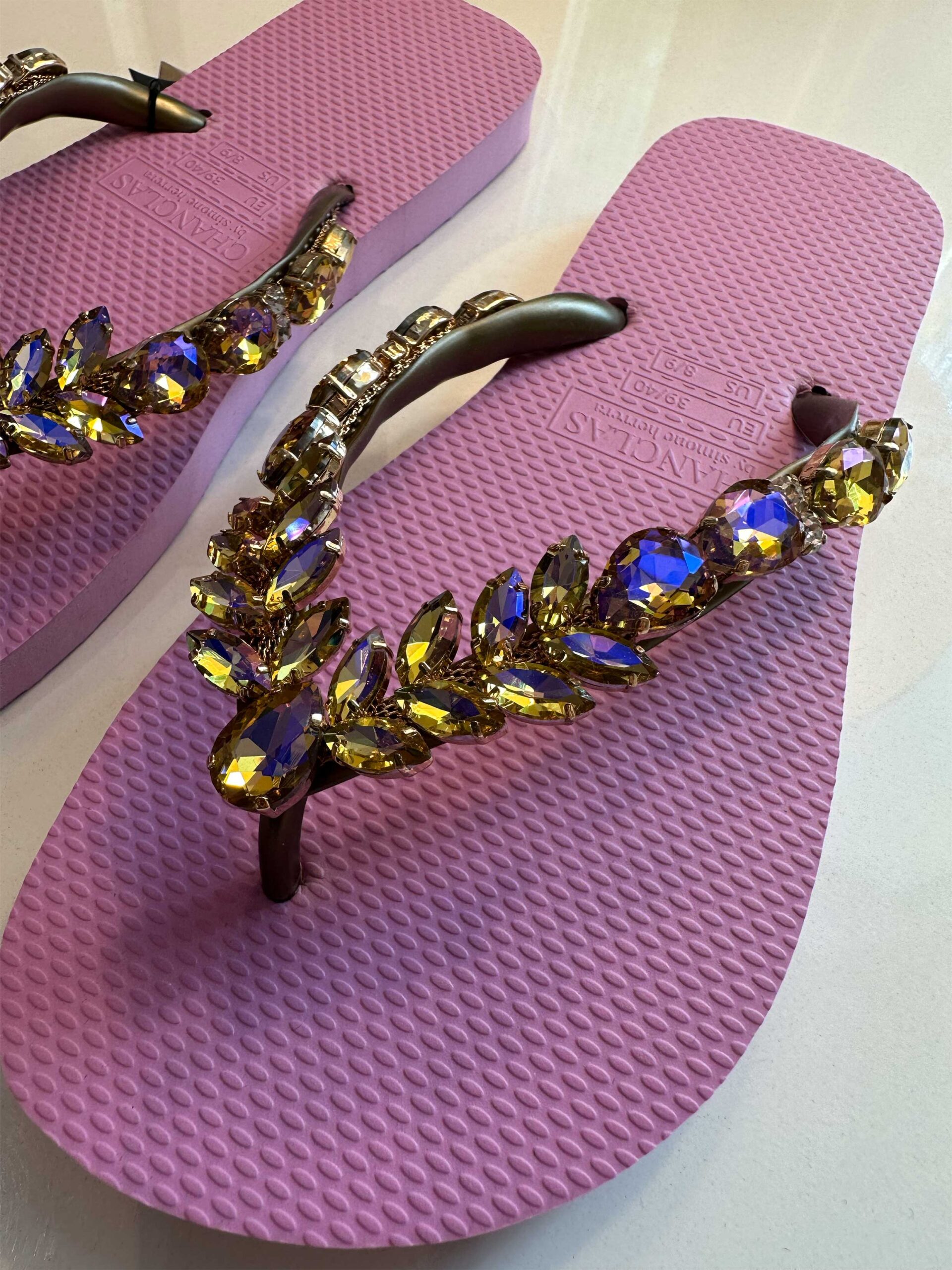 Alternative view of Chanclas by Simone Herrera Flip Flops  Adele lavender