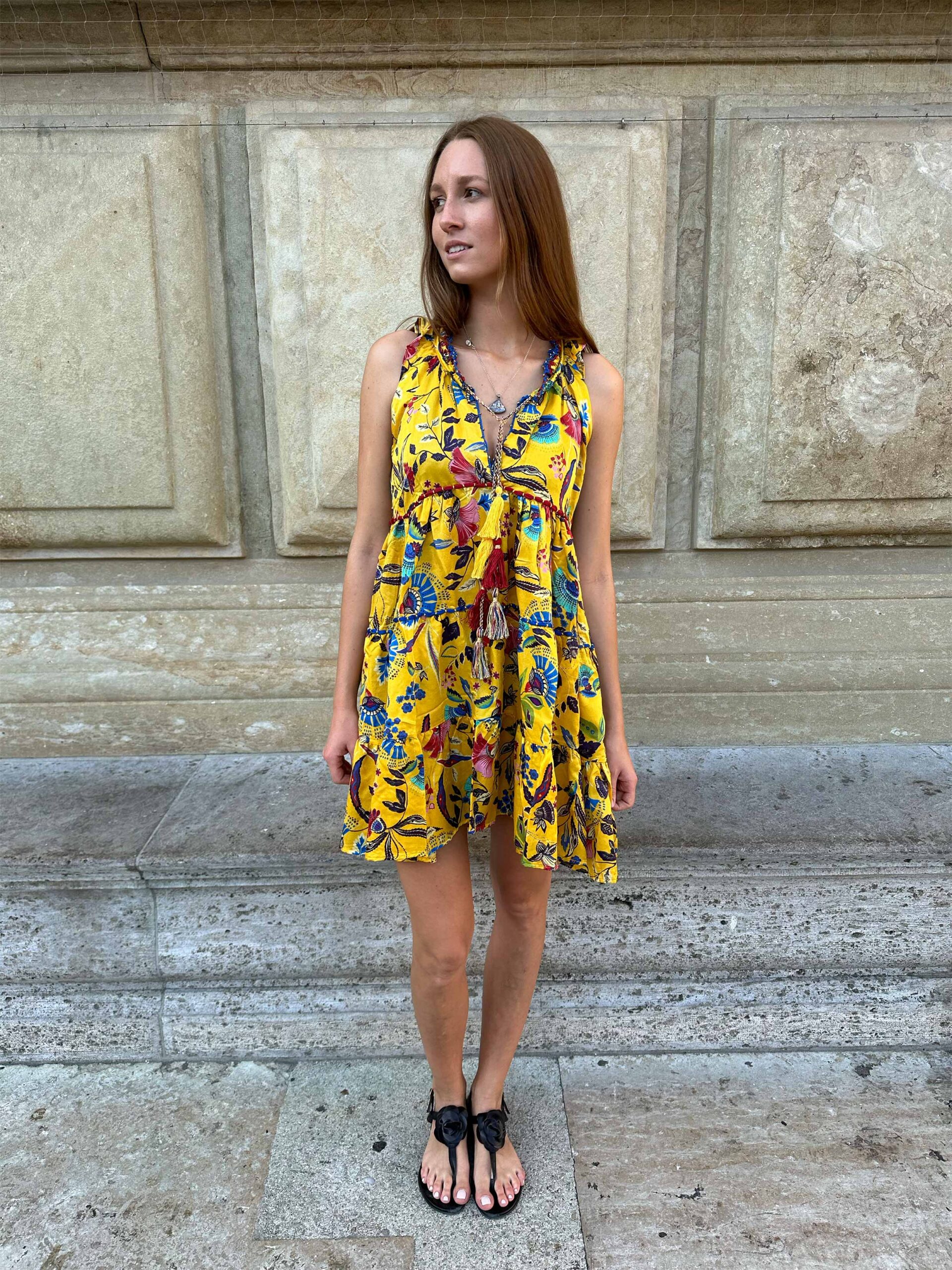 Laetitia Kleid Paola gelb – Bild 2