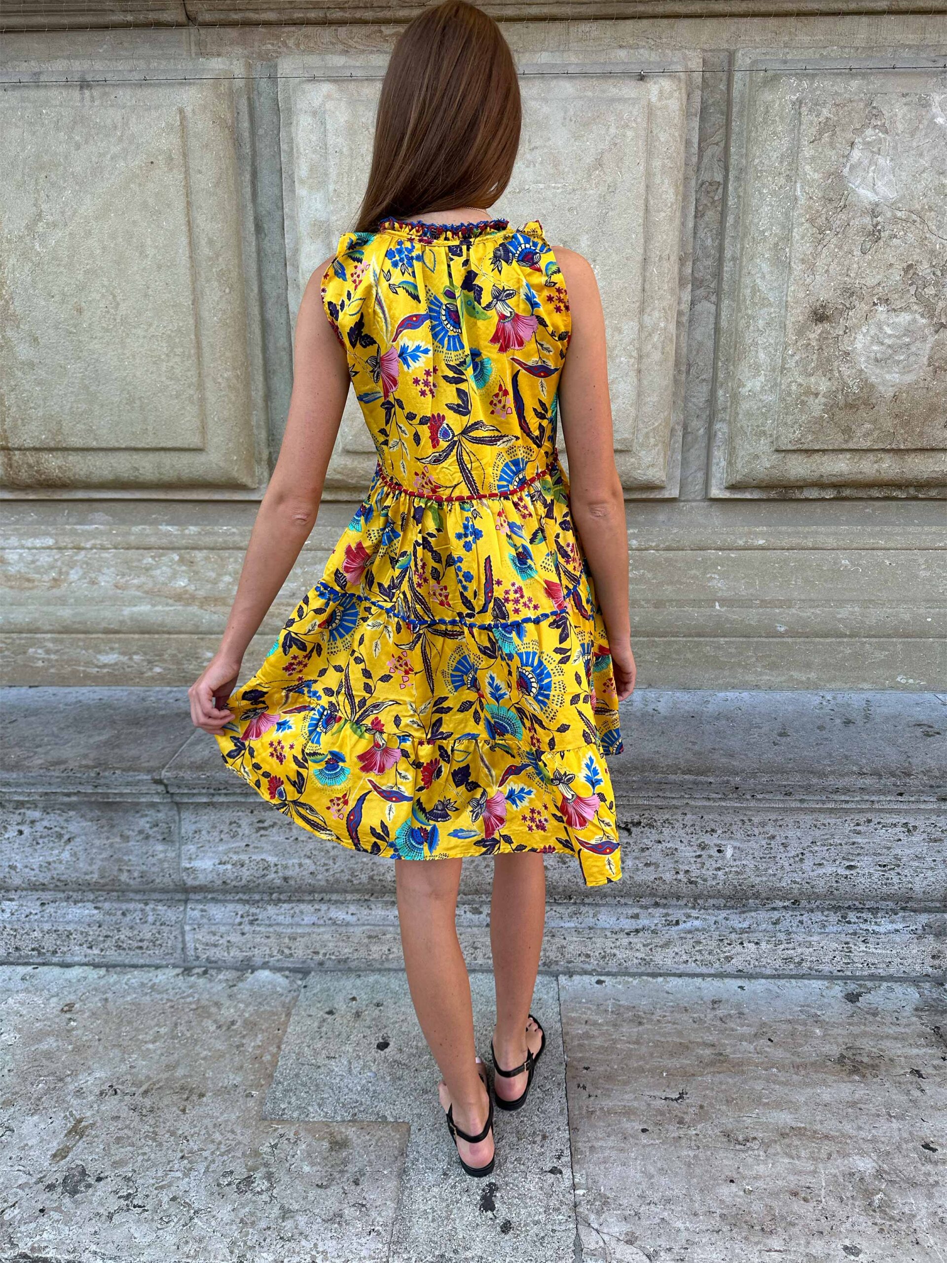 Laetitia Kleid Paola gelb – Bild 3