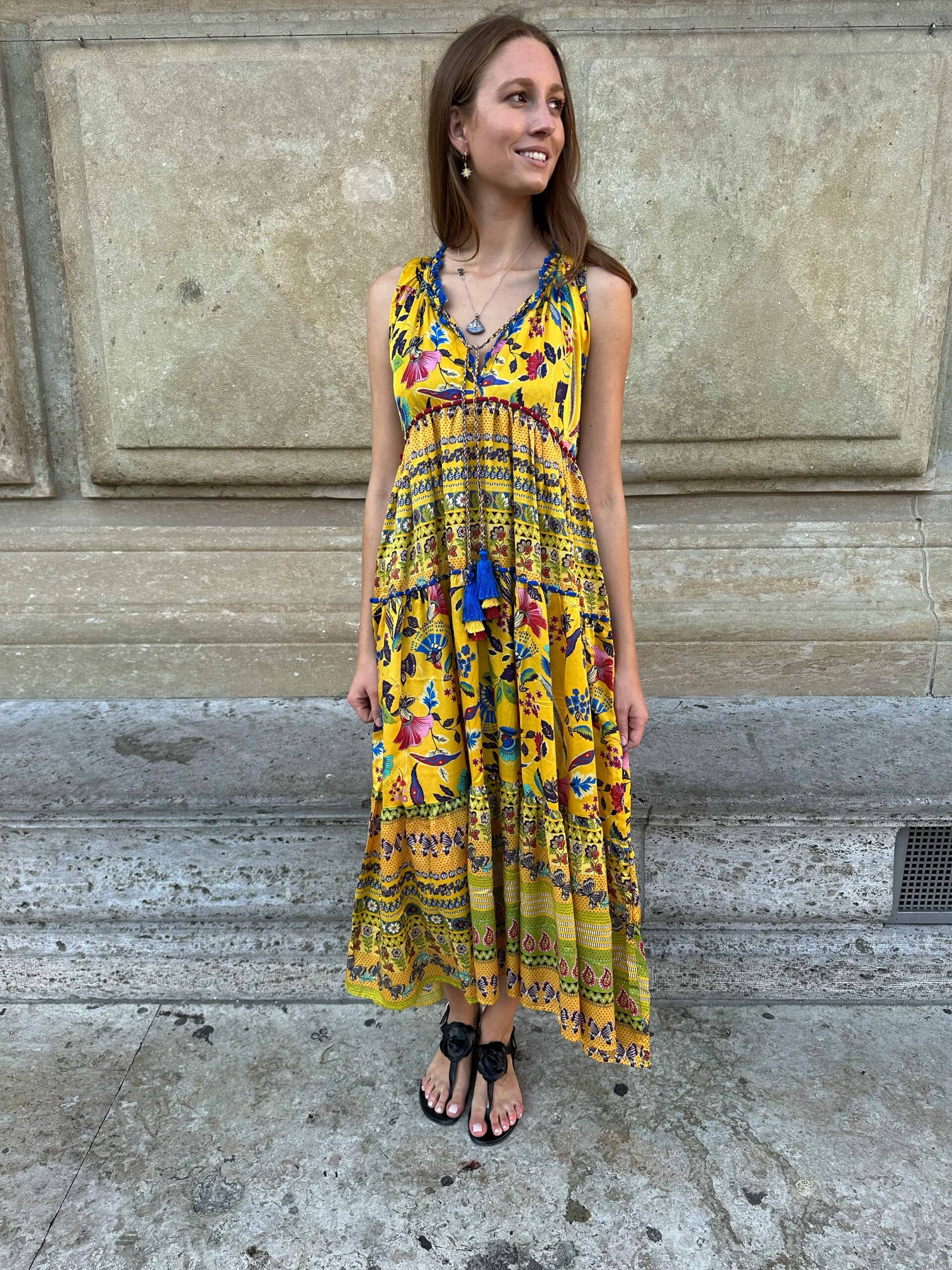 Laetitia Kleid Paola gelb