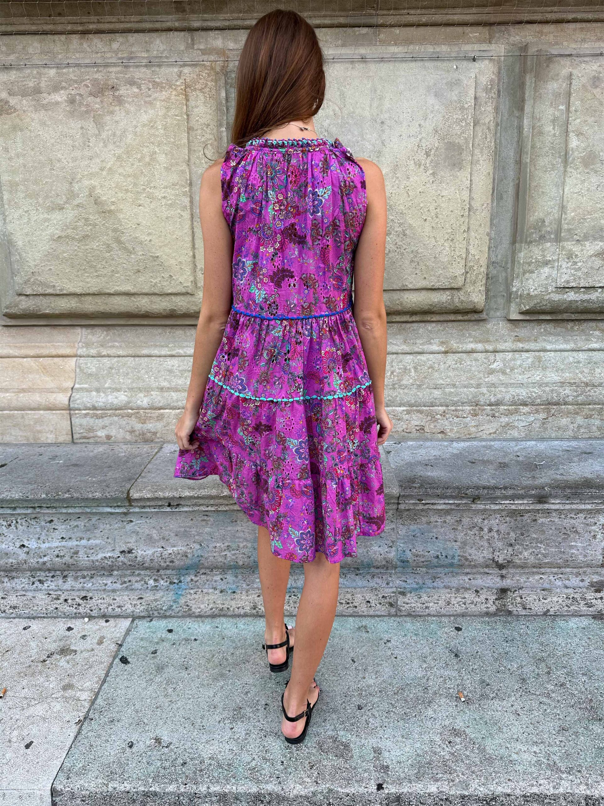 Laetitia Kleid Sangallo fuxia – Bild 2