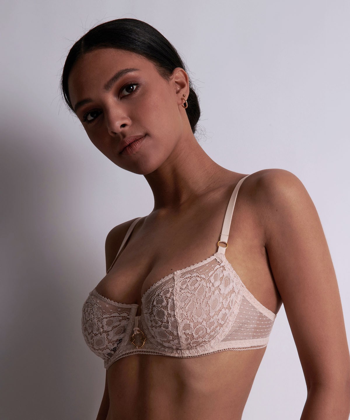 Aubade Halbschalen BH Illusion Fauve crepuscule – Bild 3