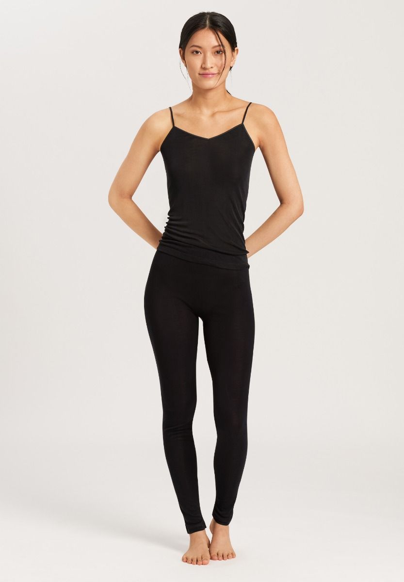 Hanro Spaghetti Top Pure Silk black – Bild 3