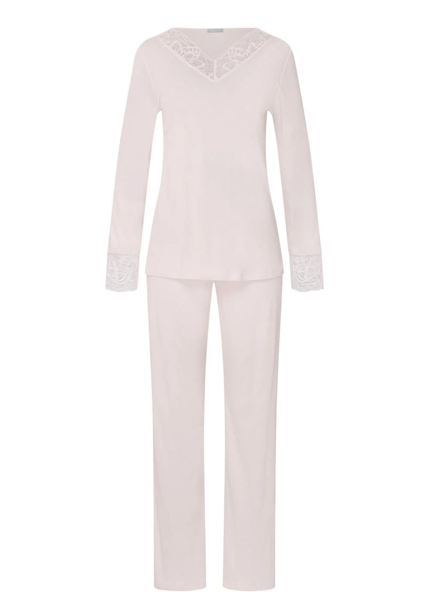 Hanro Pyjama langarm Elia NW sunset rose – Bild 4