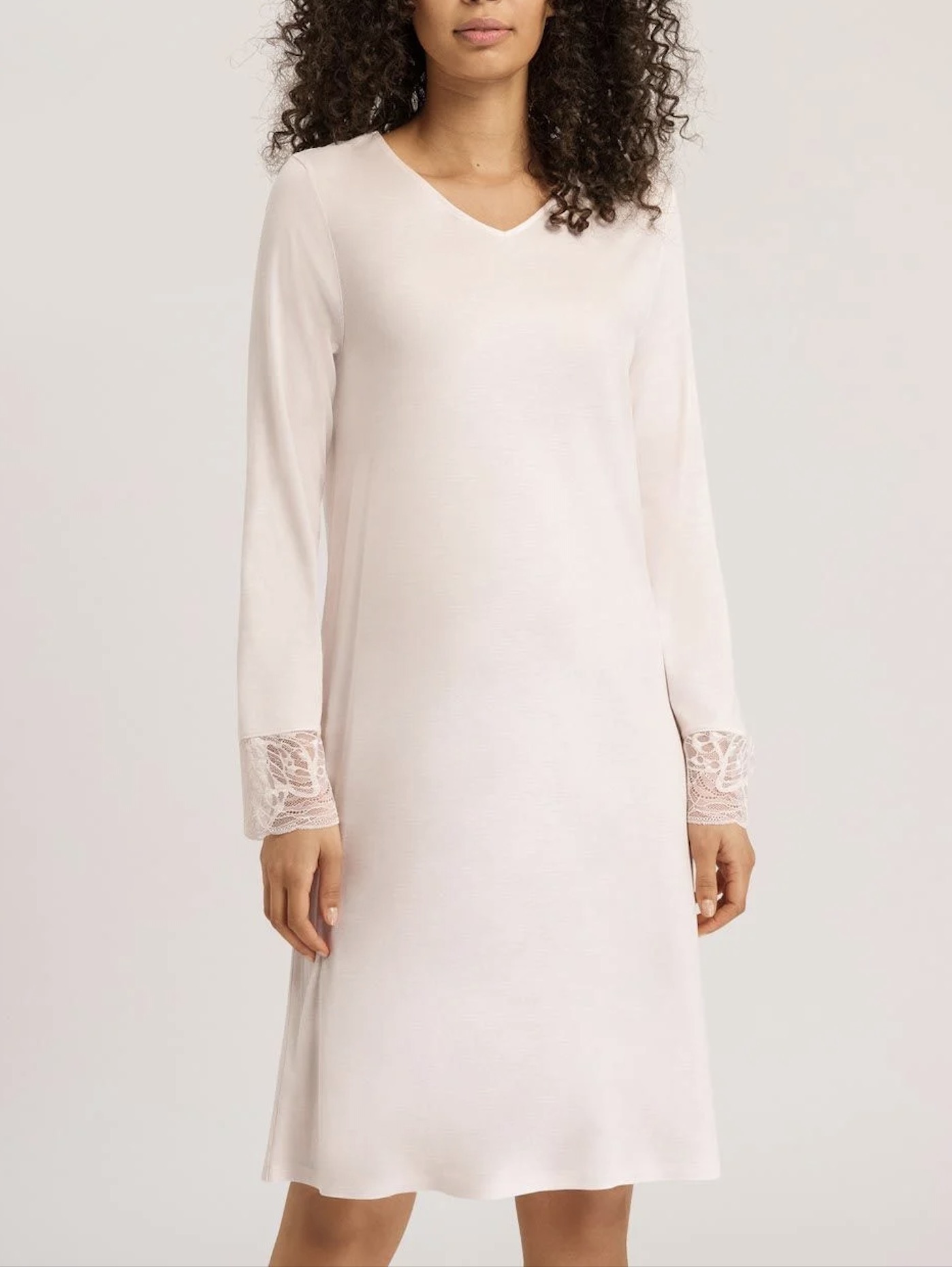 Hanro Nachthemd langarm Elia NW sunset rose