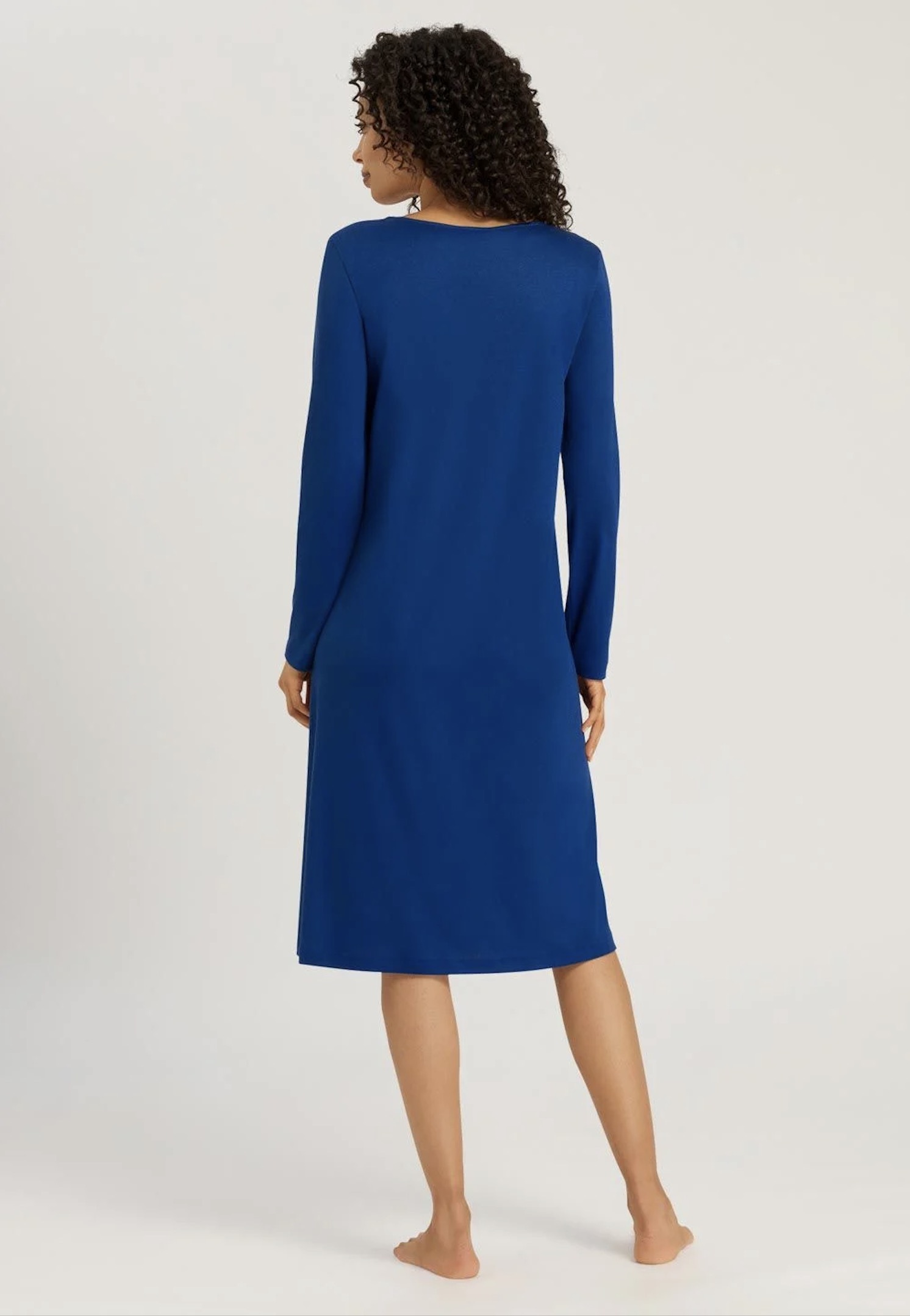 Hanro Nachthemd Naila NW langarm deep indigo – Bild 4