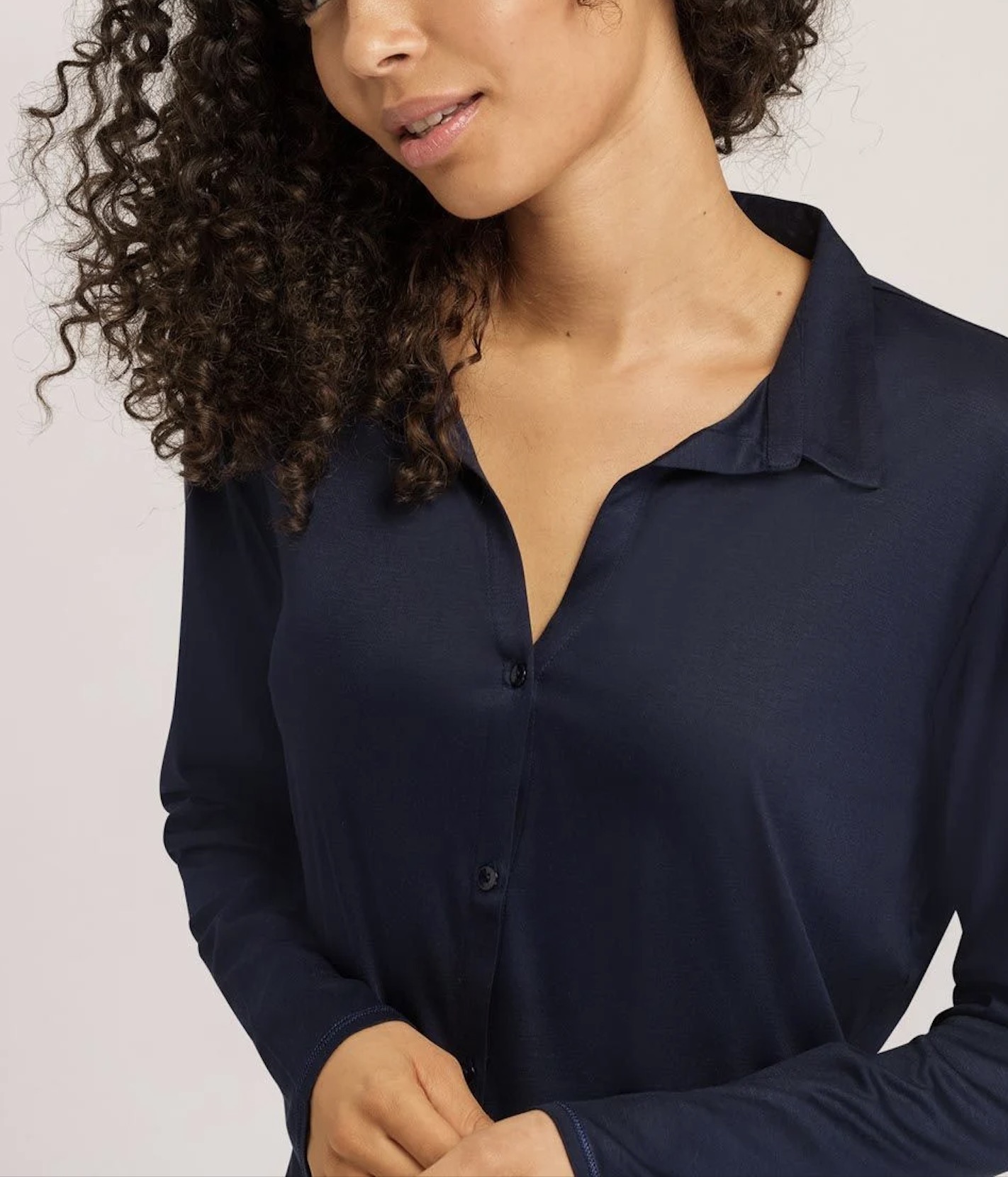 Hanro Shirt Grand Central deep navy – Bild 3