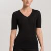 Hanro T-shirt Woolen Silk black