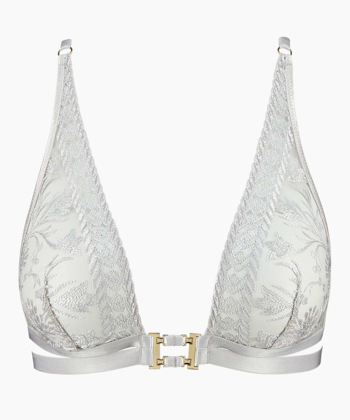 Aubade Triangel Bralette Magnetic Spell platinum – Bild 5