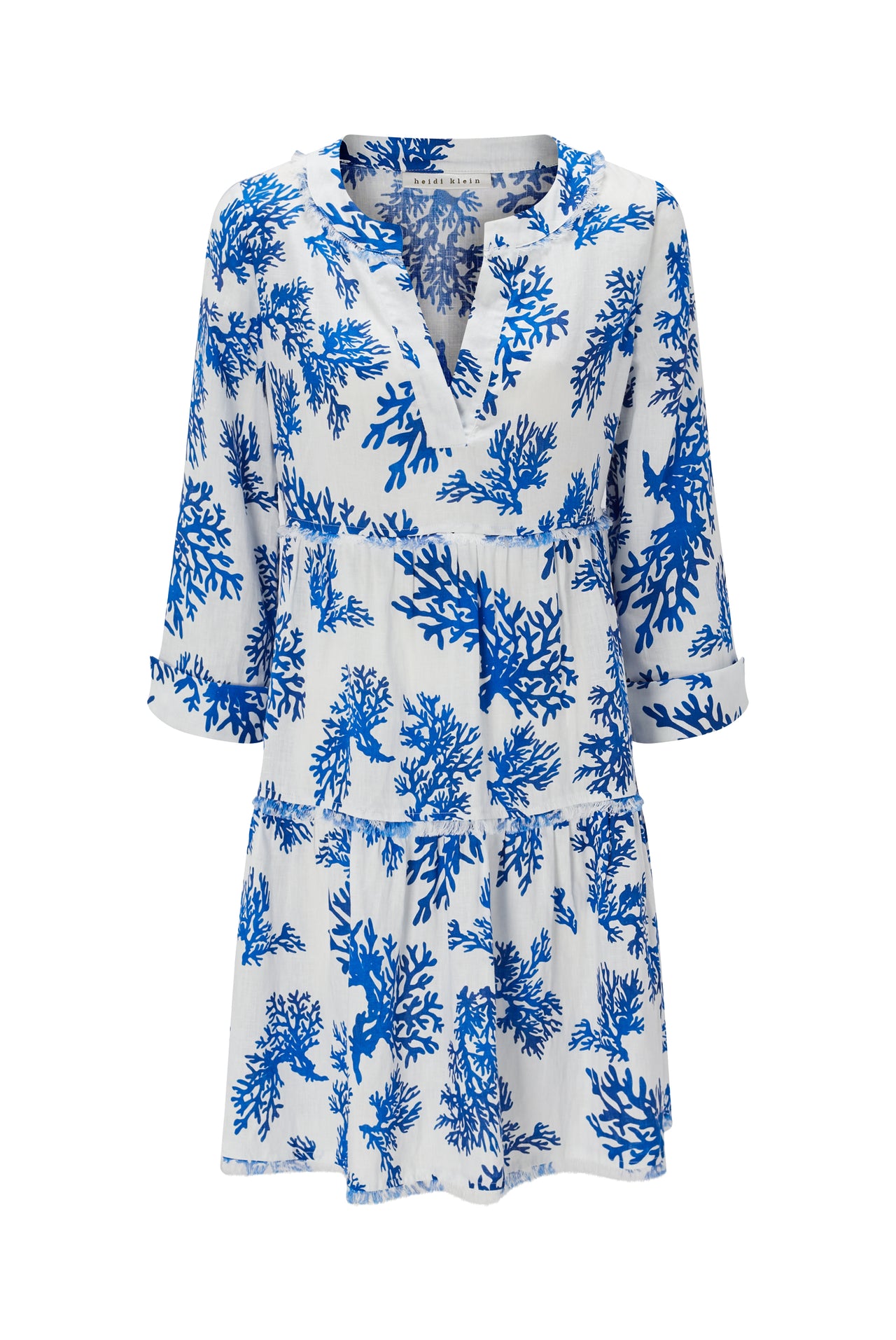 Heidi Klein Tunika Little Dix Bay blau weiß – Bild 4