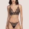 Andres Sarda Bustier Relang schwarz
