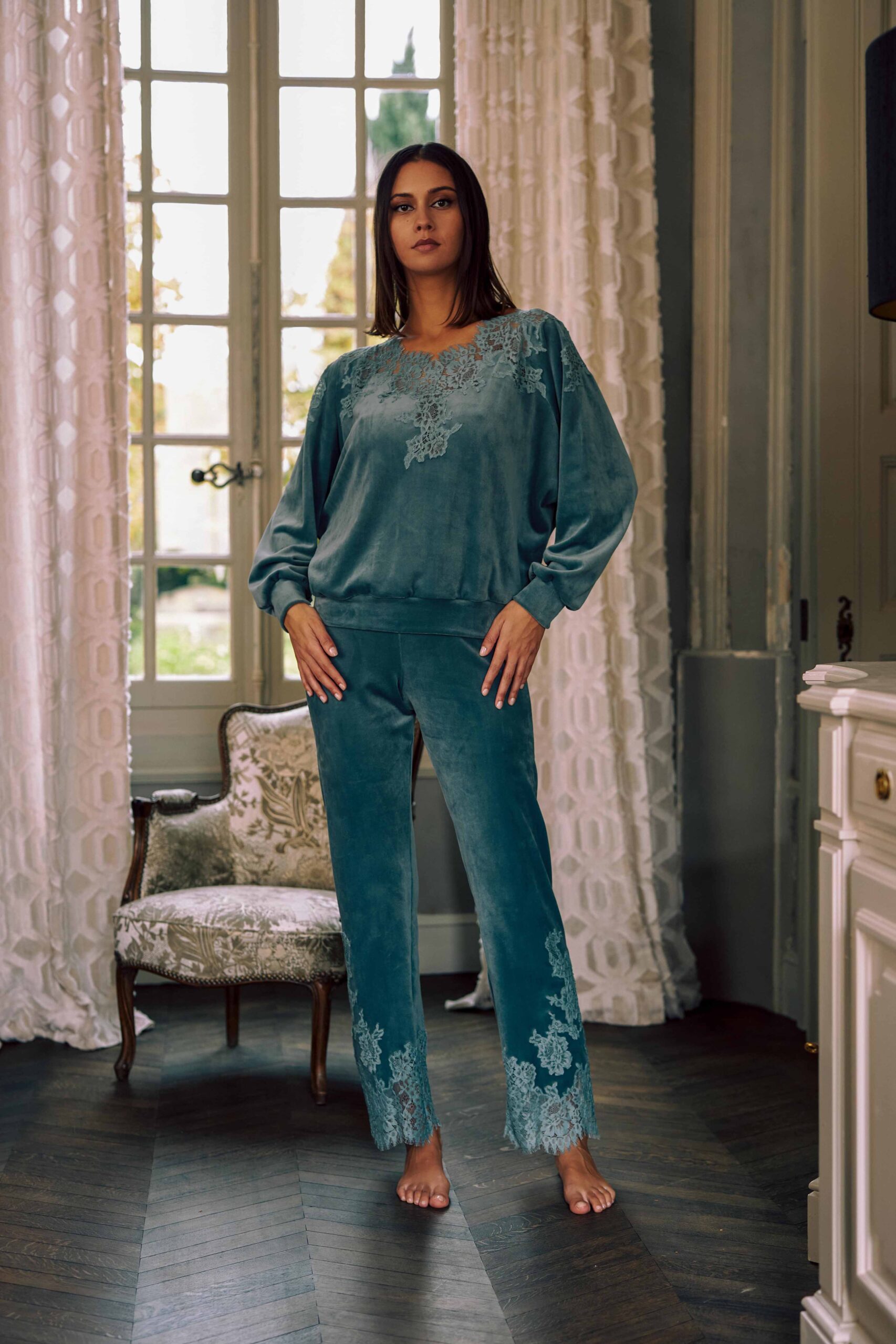 Marjolaine Pyjama Ruby cedar