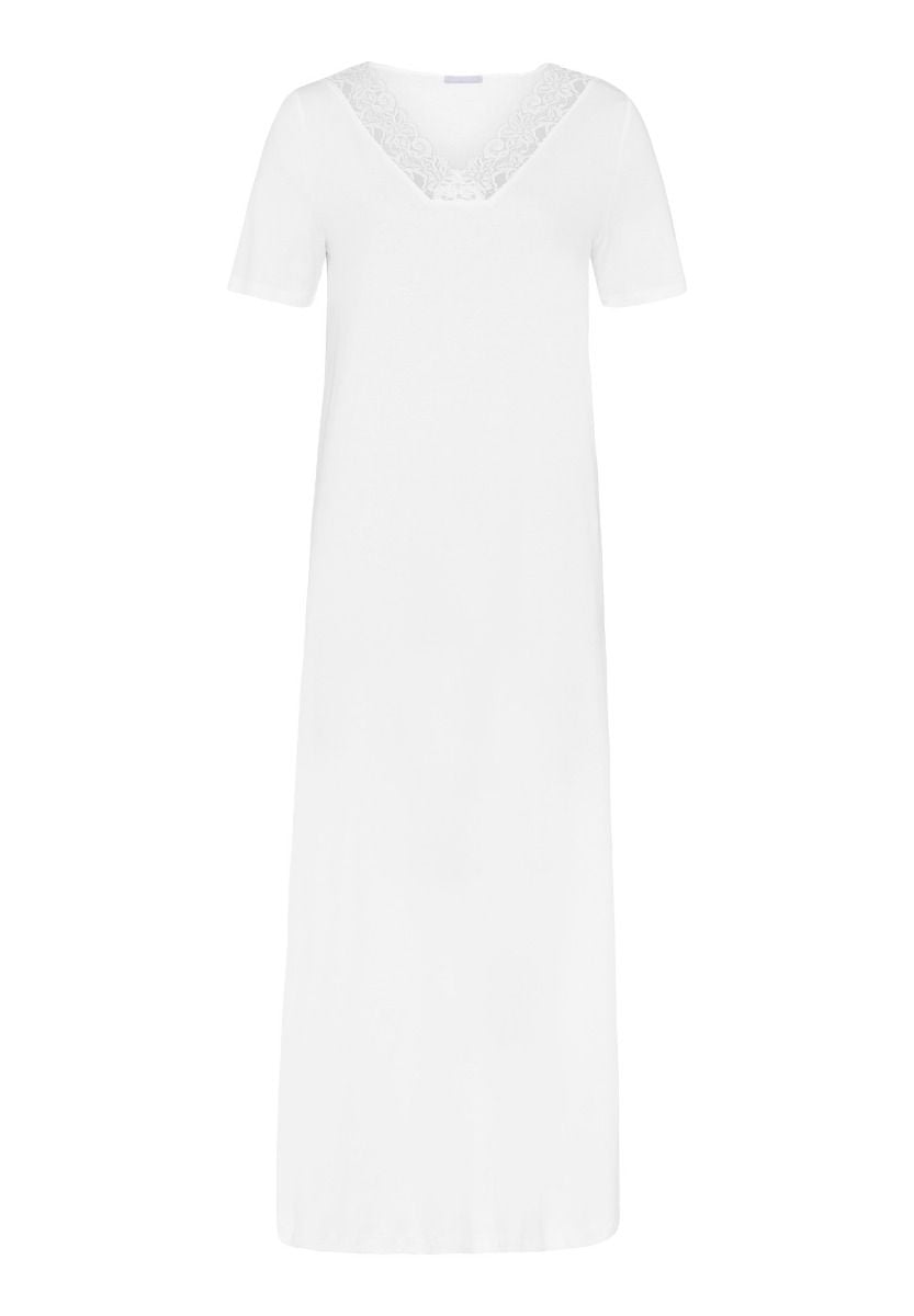 Hanro Nachthemd kurzarm Moments weiß – Bild 4