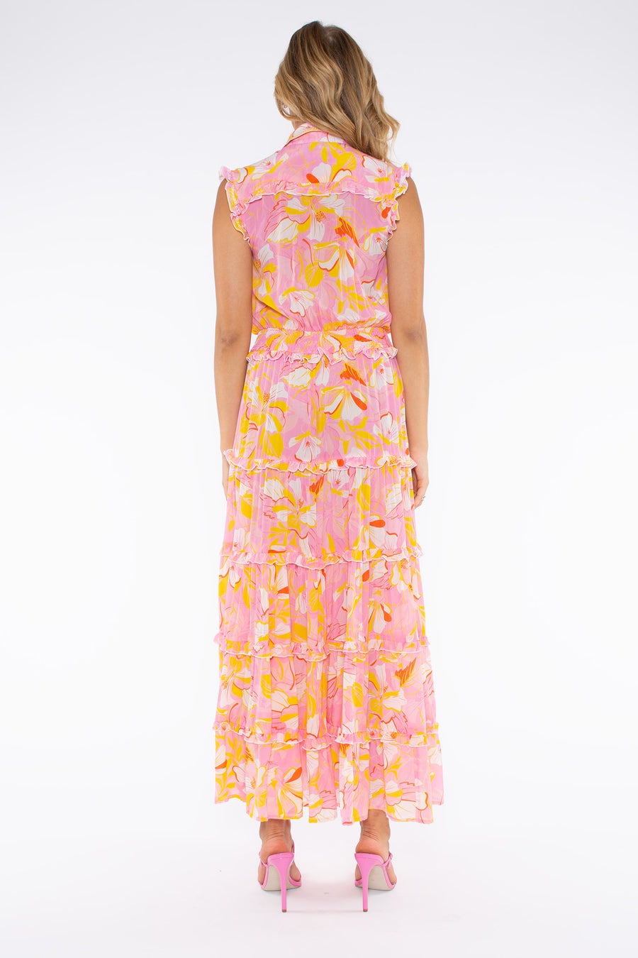 Alternative view of Taj by Sabrina Maxidress Clarita Michele flowers