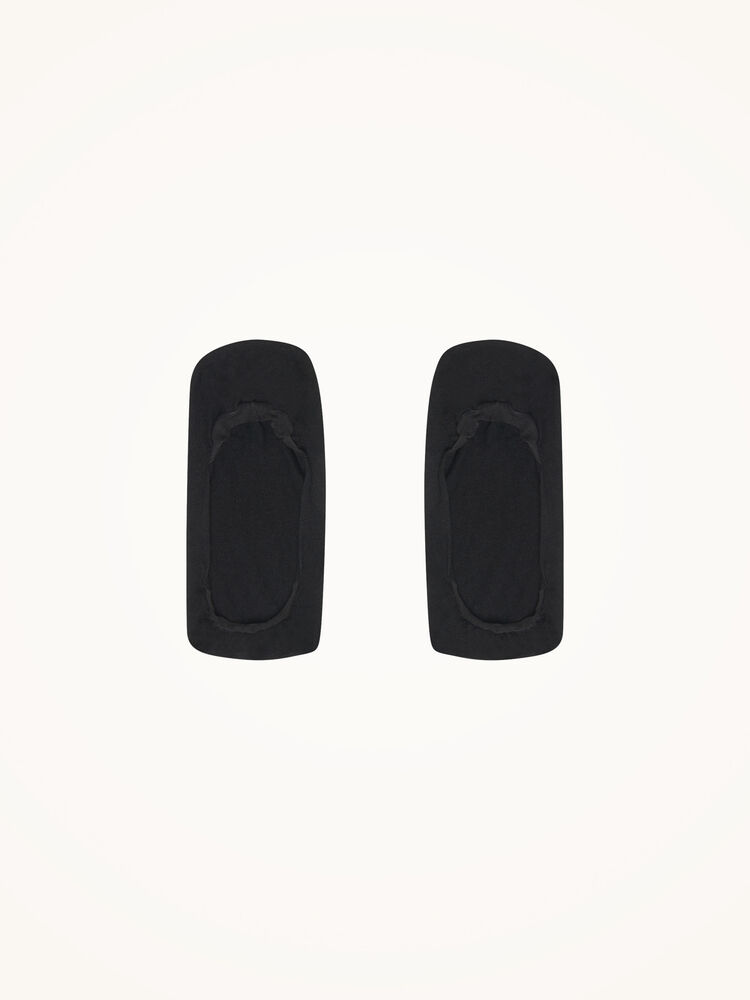 Alternative view of Wolford Cotton Footsies Socks black