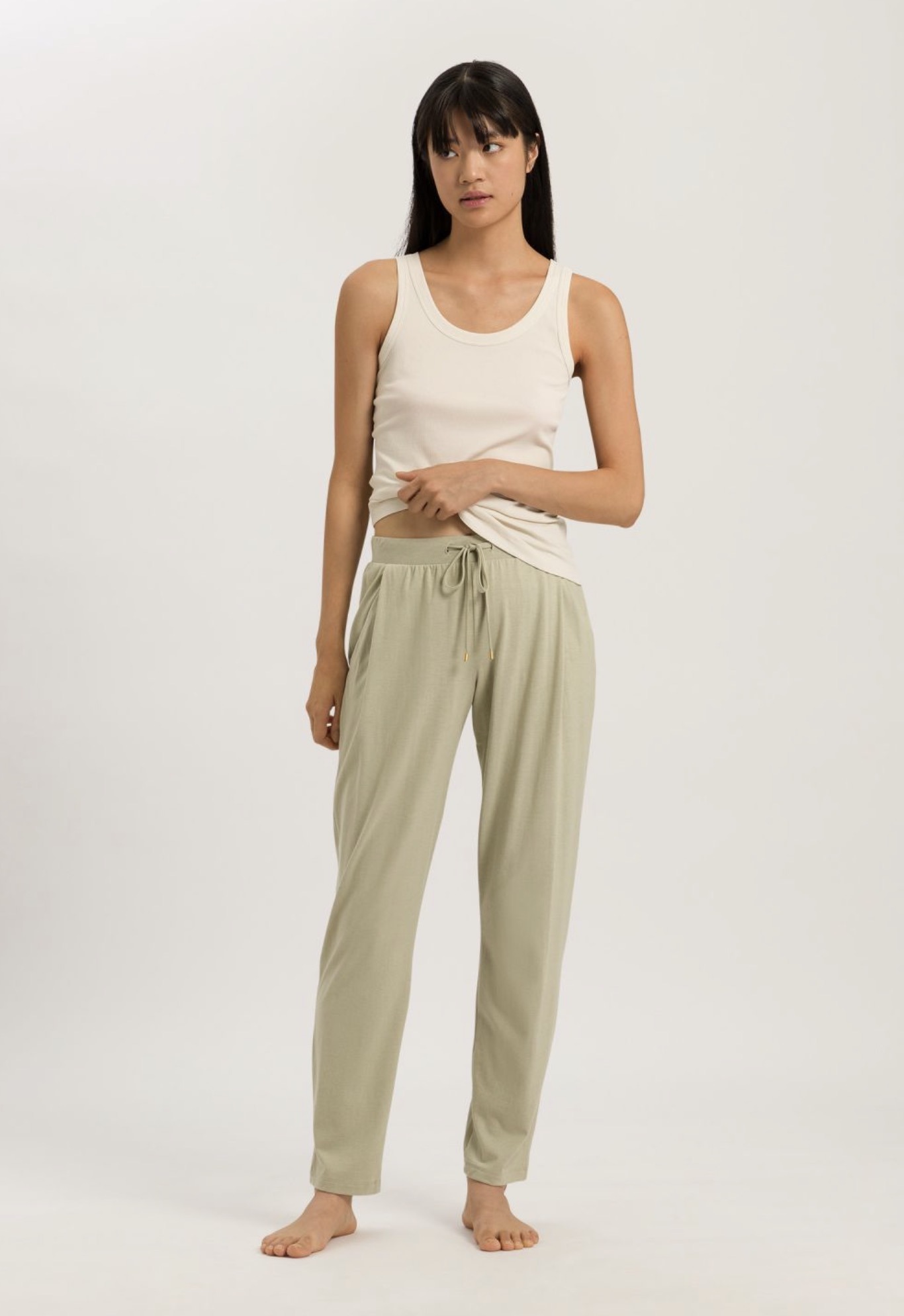 Hanro Träger-Top Sleep and Lounge warm sand – Bild 3