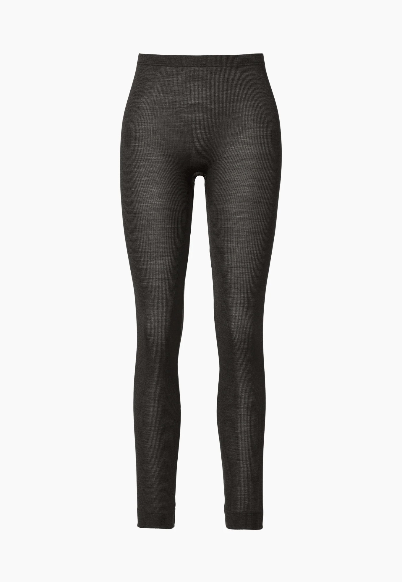 Zimmerli Leggings Wool and Silk black olive – Bild 3