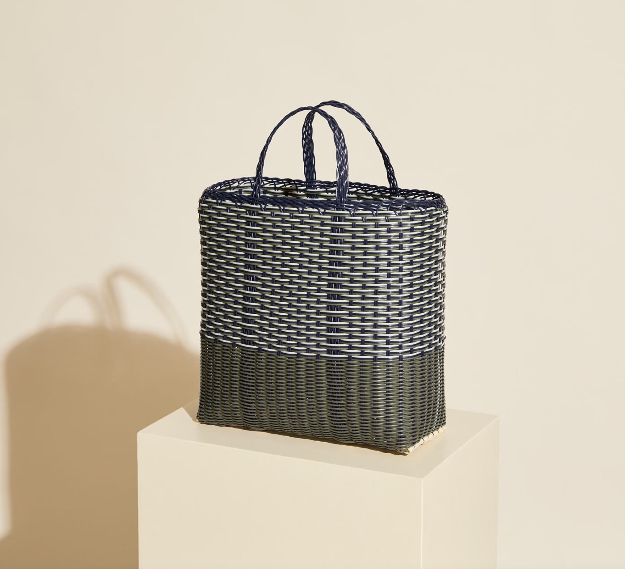 Eres Tasche Panier Palorosa x Eres olive noir