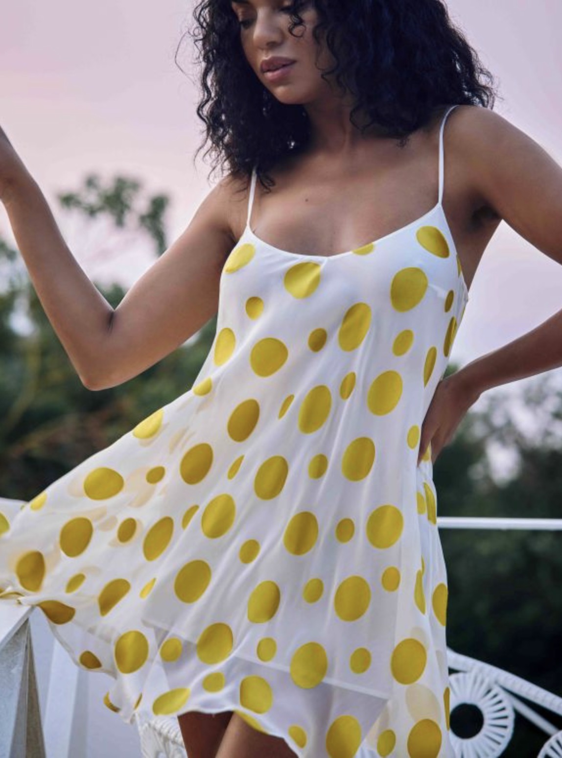 Marjolaine Babydoll Tessa Naturel/Jaune