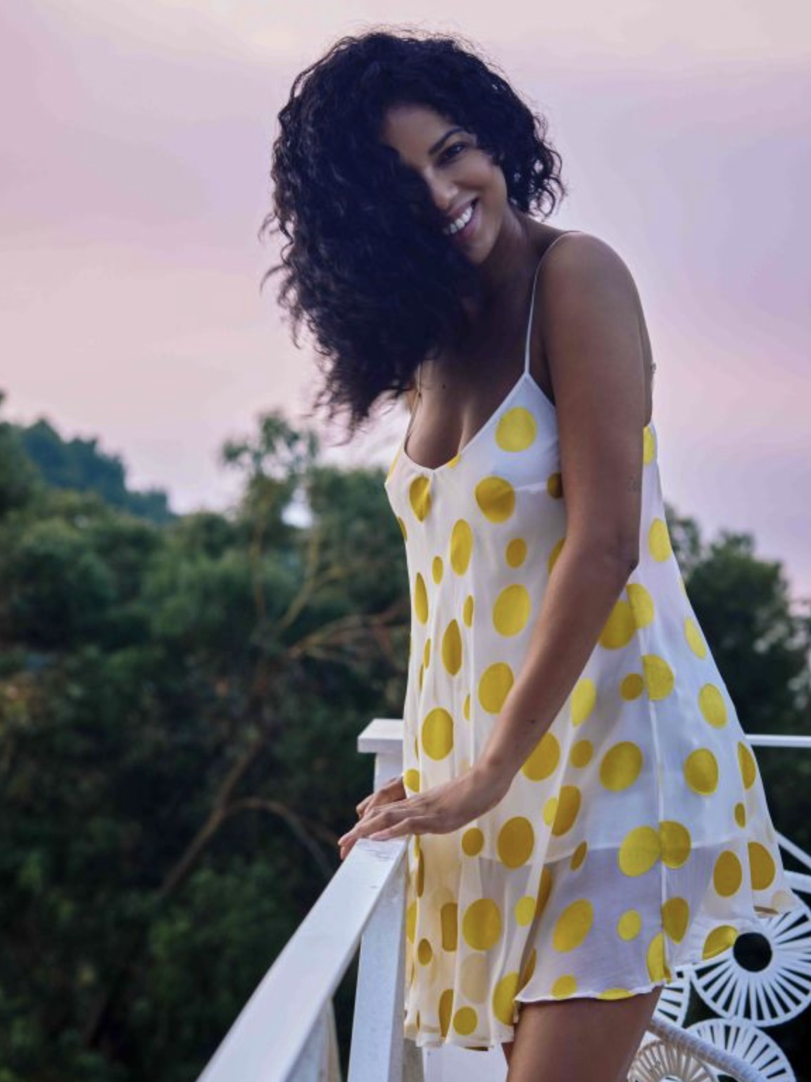 Marjolaine Babydoll Tessa Naturel/Jaune – Bild 2