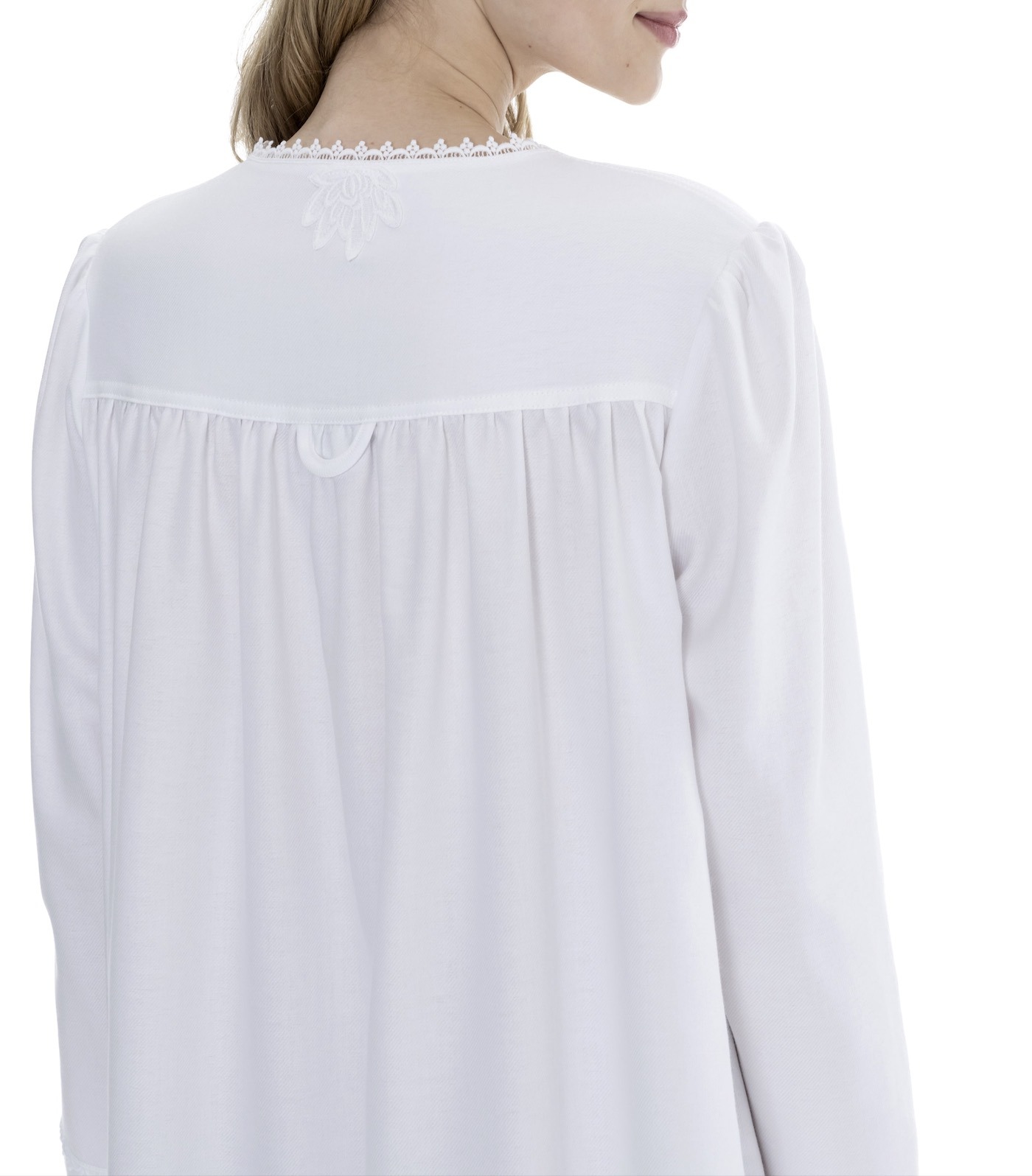 Celestine Nachthemd Marleen weiß – Bild 3