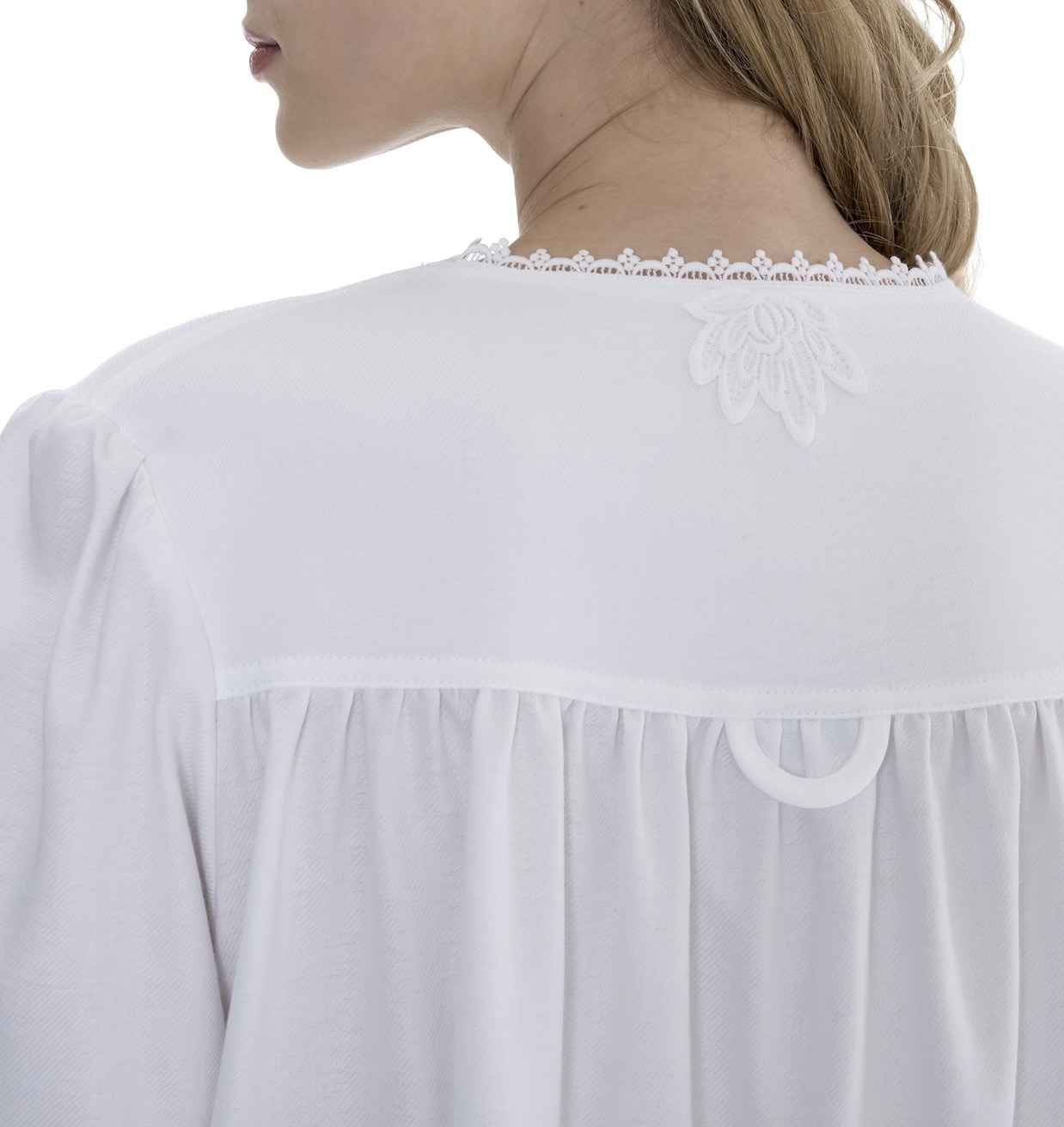 Celestine Nachthemd Marleen weiß – Bild 6