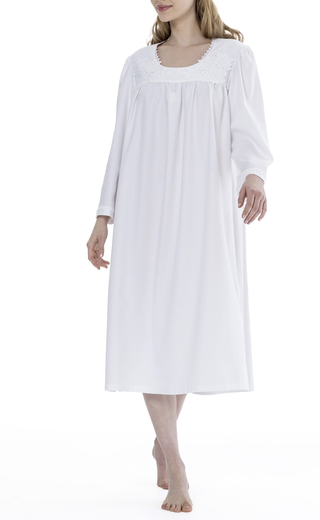 Celestine Nachthemd Marleen weiß