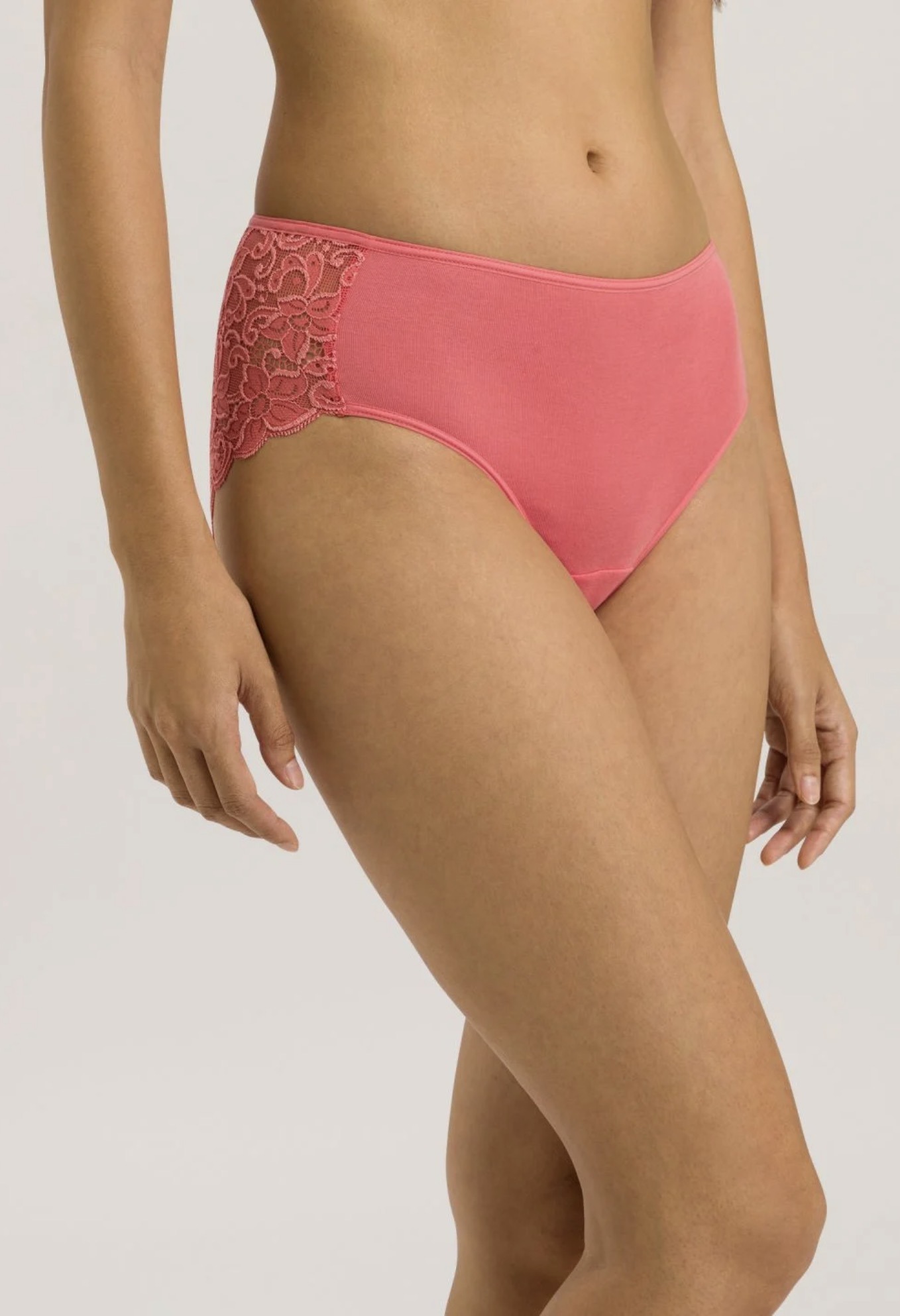 Hanro Midi Slip Moments porcelain rose