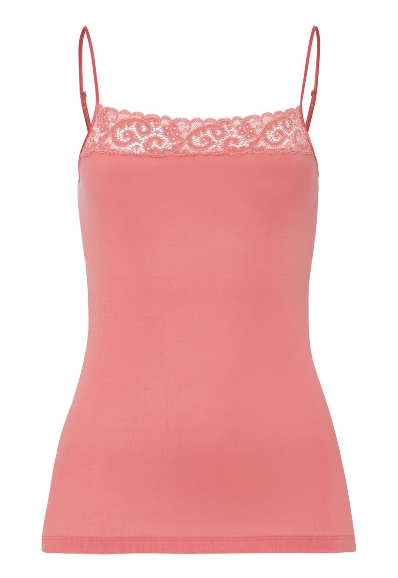 Hanro Spaghetti Top Moments porcelain rose – Bild 4