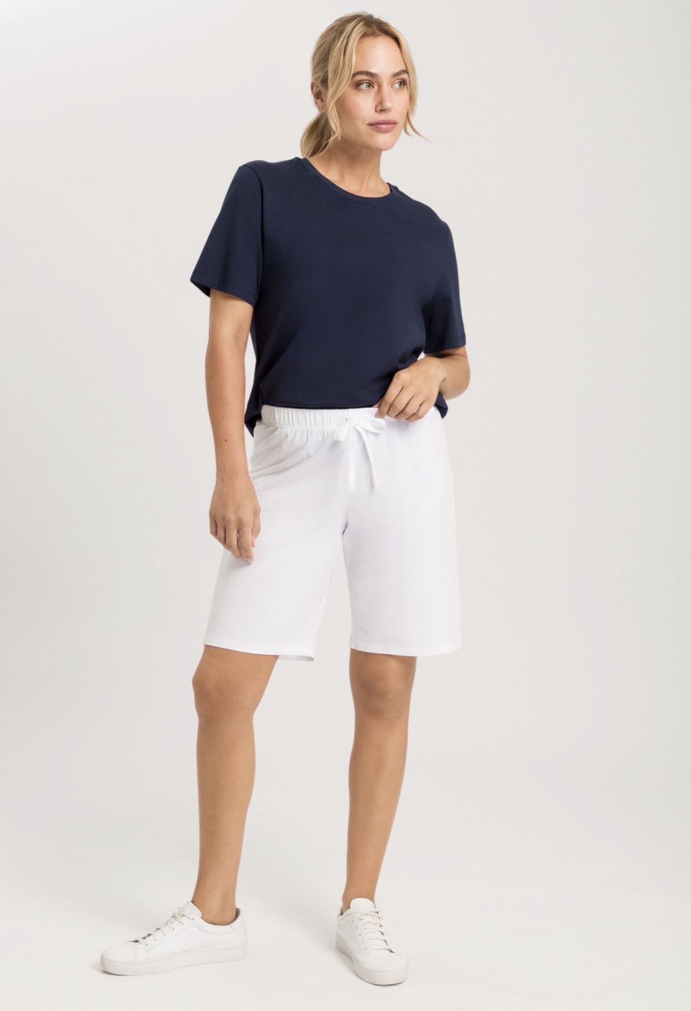 Hanro kurze Hose Natural Wear white – Bild 3