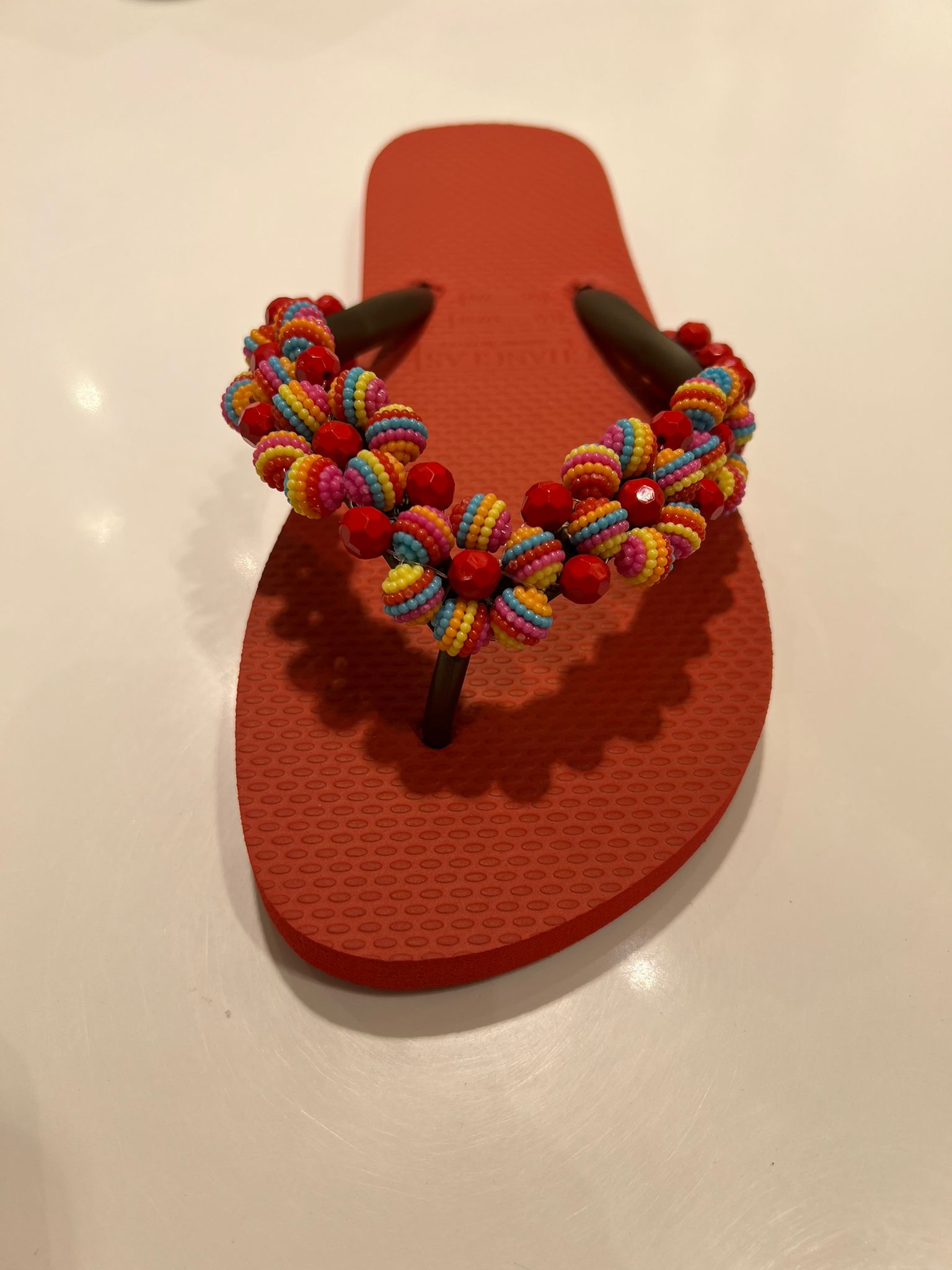 Chanclas by Simone Herrera Flip Flops Ximena rot